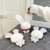 mini安撫天使小兔毛絨玩偶掛件治愈萌物包掛飾裝飾送禮物安撫布偶 嬰兒安撫玩偶 寶寶安撫巾 陪睡玩偶