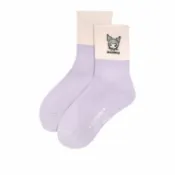 [昇恆昌宅配網] Sanrio 三麗鷗 Sanrio三麗鷗｜MIT機場免稅獨家限定KITTY好朋友系列撞色刺繡長襪 酷洛米