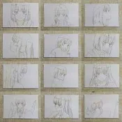 T536日版原畫線稿紙片路人女主的養成方法加藤惠英梨梨霞 之丘詩羽