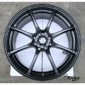 全新鋁圈 DG RS 17吋 4孔100 4孔114.3 5孔100 5孔114.3 平光黑 7.7KG 輕量化 含安裝