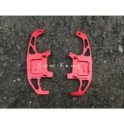 涔峰ＣＦ☆(紅)VW Tiguan Golf 7 Touran R-line專用 加長型 換檔撥片 鋁合金 方向盤 快撥