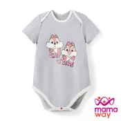 【Mamaway媽媽餵】 BABY 迪士尼棉質包屁衣-奇奇與蒂蒂 (寶寶包屁衣、嬰兒連身衣)