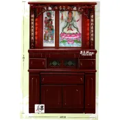 《大溪神桌 果真興佛具》/ 4尺2神桌 佛櫥 佛桌佛聯 神衣神帽 宮廟百貨
