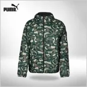[WEI小店] PUMA  公司貨正品 迷彩連帽舖棉外套-綠 (831667-26) XL 含運 