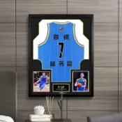 球衣框 相框球衣 收藏框 球衣裱框 相框掛牆 短袖展示框 球衣紀念框 籃球衣裝裱林書豪簽名球衣相框足球NBACBA收藏展