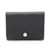 【DOKODEMO】[二手]LOUIS VUITTON卡包 信封 訪客 Monogram Empreinte Noir M27908 黑色皮革 信封 訪客