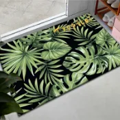 協貿國際日用品生活7館 植物衛生間浴室吸水廚房防滑地墊門墊地毯臥室大門口入戶進門腳墊