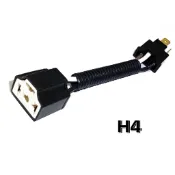 H1/H4/H7/9006/H11陶瓷燈座 強化線組 公母轉接線組 對插線組