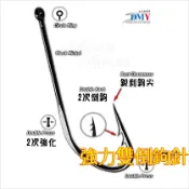 【白帶魚倒吊式釣組】🎣最強帶魚鈎 雙倒鈎型 (10入單包裝)  白帶魚鈎 放捆釣組 深海魚鉤 大目鰱 長尾鳥