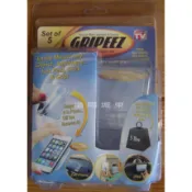 多功能萬用強力無痕矽膠貼 Gripeez萬用貼萬能貼 壁貼 手機平板貼 隨意貼5入/組