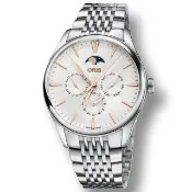 【ORIS 豪利時】Artelier系列 月相顯示 機械腕錶 錶 手錶 送禮 (0178177294031-0782188)