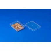 【嚴選SHOP】5入 台灣製 500cc 餅乾盒 PP底+PET蓋 塑膠盒 密封盒 保鮮盒 包裝盒 冰淇淋盒【S011】