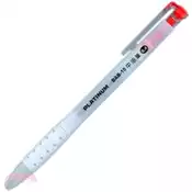 【三民網路書店】白金牌 PLATINUM 按壓式中油筆 0.4-紅