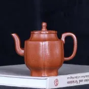 【星月】臺灣回流老茶壺宜興紫砂早期八十年代出口荊溪沈製降坡泥六方宮燈