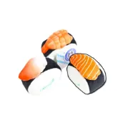 (店+)Audck 吃紫菜壽司 貓草玩具 鮮魚玩具 貓薄荷 仿真玩具 發聲玩具 海鮮仿真玩具 寵物玩具 貓玩