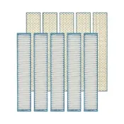 【RENZA】適用 Hitachi 日立 RAS系列 RAC系列 RAM系列 冷專 冷暖 冷氣機 HEPA 奈米銀觸媒濾網 濾芯 10入組