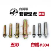 含稅 凸頭壁虎 套管壁虎 膨脹螺絲 白鐵外牙壁虎 壁虎 2分 2分半 3分 4分 1/4 5/16 3/8 1/2
