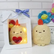 炸蝦尾娃娃 角落小夥伴 正版角落生物 炸蝦尾玩偶 抱愛心炸蝦尾 情人節禮物 愛心娃娃 娃娃禮物盒