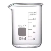 【丸石五金】100ml量杯 燒杯 瓶瓶罐罐 透明玻璃 耐熱 透明杯 布丁杯 玻璃瓶 /2入(MIT-GCL100)