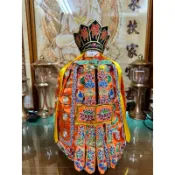 🌟道光選物🌟仿潮袈裟 （不附帽子）神明上衣 袈裟 地藏王菩薩 黃色、柑色 清水祖師 各式尺寸
