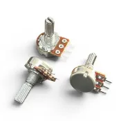 『正典UCHI電子』 可變電阻 電位器 1K B型 單聯 柄長15mm~25mm 碳膜旋鈕可調電阻 台灣現貨
