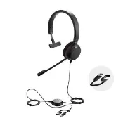 【Jabra】官方直營 Evolve 20 商務耳機麥克風(Mono 頭戴式立體聲耳機麥克風)