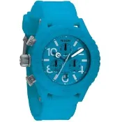 【NIXON】The RUBBER 40-20 CHRONO 風糜全場運動腕錶-膠帶-藍(NXA309917)