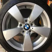 BMW 原廠17吋鋁圈含胎 E28 E34 E39 E60 E38 F10 520 525 528 530 540