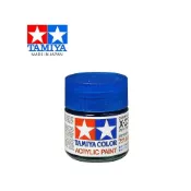 (店+)【TAMIYA】鋼普拉 現貨 田宫模型漆 TAMIYA 81523 X-23 X23 模型專用 水性漆 亮光漆 亮光透明藍色 10ml