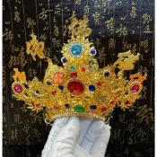 【東天佛俱】柳絲水鑽 五佛帽 伍佛帽 地藏王菩薩 清水祖師 觀世音菩薩 觀音 神明帽 神帽 神明用品