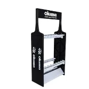 【OKUMA】直立式 釣竿架16支(路亞竿 磯釣竿 岸拋竿 手竿 釣竿架)