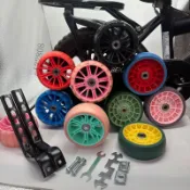 【靜音加寬悍馬輪】自行車輔助輪 兒童腳踏車輔助輪 童車輔助輪 12-20吋通用 左右腿可選 R L 閃光輪 兒童三輪車配