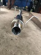 賓川 八代喜美 SI 砲管型白鐵尾段  SPOON樣式 N1