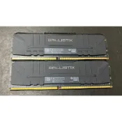 美光Crucial Ballistix D4 3600/16G(8G*2)雙通 低延遲CL 16-18-18)超頻