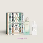 【忙內】HERMES 愛馬仕尼羅河花園中性淡香水禮盒 淡香水100ml+身體乳100ml