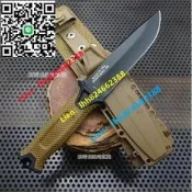 貝爺戶外刀獵刀高硬度直刀叢林探險戰術荒野求生潛水綁腿軍刀