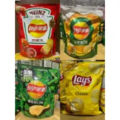 🎀好市多Costco代購（2026年3月新品）亨氏蕃茄醬🥫LAY’S 樂事生啤酒口味🍻濃香菜口味 美國原裝進口原味洋芋片