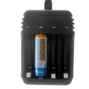 風鈴草百貨 金鉑力四槽1.2V鎳氫鎳鎘電池充電器5號AA/AAA7號電池充電器