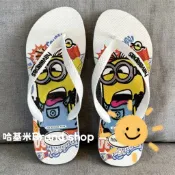 【哈基米Brand shop】🇧🇷 Havaianas Minions系列🔥白色小小兵 男女同款 夾腳拖 熱門動畫印花