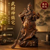 招財 鎮宅 關公擺件 關公像 關聖帝君 客廳 玄關 辦公室 高檔 工藝品 家居裝飾 開業賀禮 喬遷禮品