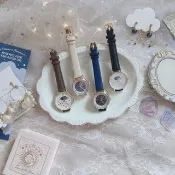 考試手錶 復古 防水  日月相錶 女裝 平價入門抵買