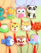 ◎花語人造花資材◎ ＊香包材料包(非成品)＊端午香包材料包~手工香包DIY~教學材料包~粽子香包材料