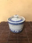 中國景德鎮米粒燒蓋碗