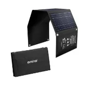【MIRENEX】emirai 30W 折疊式小型太陽能板 EMRS30T 太陽能充電板 折疊太陽能 戶外充電 行動電源