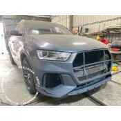 AUDI Q3 30 TFSI NEW STYLE PP RSQ3前保桿空力套件15-18