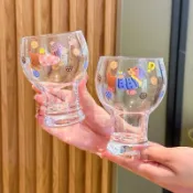 🍀臺灣出貨🍀可愛原創臘腸狗玻璃杯子大容量可愛果汁飲料杯男女生啤酒杯禮盒裝