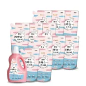 (店+)【Combi】康貝 四酵合一 酵素嬰兒洗衣精-瓶1200ml*1+補1000ml*11(寶寶洗衣精；寶寶共和國；店長選品)