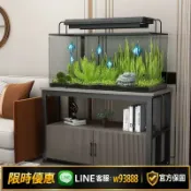 鑫永發國際貿易企業社 {可打統編 保固一年}魚缸柜式一整套魚缸免換水魚缸架金屬底架底座草缸魚缸架子溪流缸