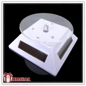 太陽能七彩LED燈展示架 LED燈旋轉台 旋轉展示檯 太陽能展示台 展示台 客製化禮品專家1994