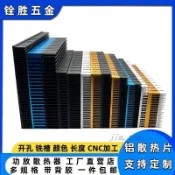 ✨新品上市✨電子散熱片鋁大功率密齒散熱器 電腦顯卡導熱背板 路由器散熱底座